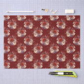 Romantic Red Roses Floral Tissuepapier (Craft)
