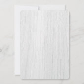 Romantic Red Roses Rustic Vrijgezellenfeest Invite Kaart (Achterkant)