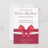 Romantic Red Valentijnse  Kaart (Voorkant)