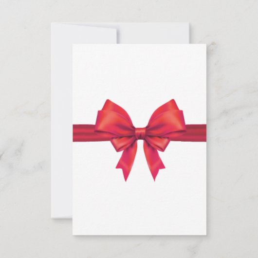 Romantic Red Valentijnse  Kaart (Achterkant)