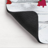 Romantic Red Waterverf Rozen & Lantern Rustic Muismat (Hoek)