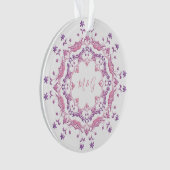 Romantic retro roze Mandala Ornament (voorkant)