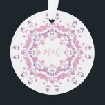 Romantic retro roze Mandala Ornament<br><div class="desc">digitaal</div>