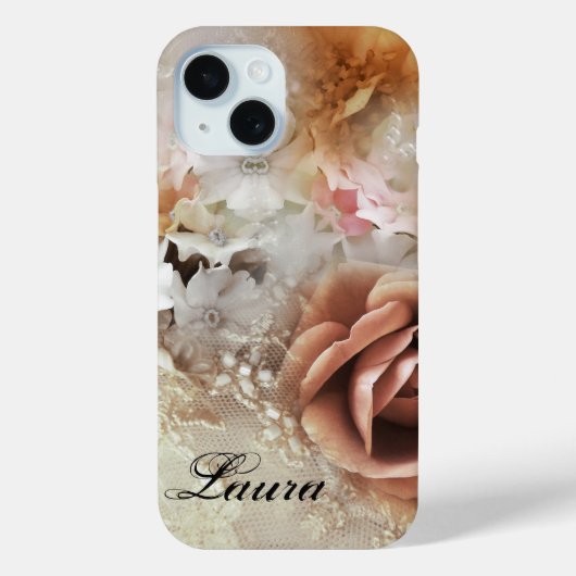 Romantic Retro Style Phone Case (Achterkant)