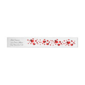 Romantic, rood hart, liefde, gepersonaliseerd (Individueel)