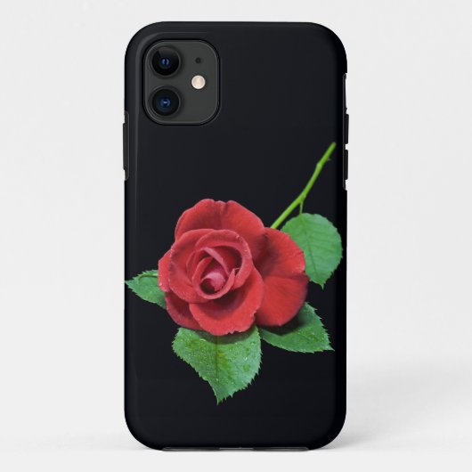 Romantic Roos iPhone 5 Hoesje-Mate Hoesje (Achterkant)