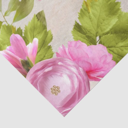 Romantic Roos Series Design 14 Tissuepapier (Detail)