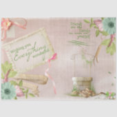 Romantic Roos Series Design 15 Tissuepapier (Voorkant)