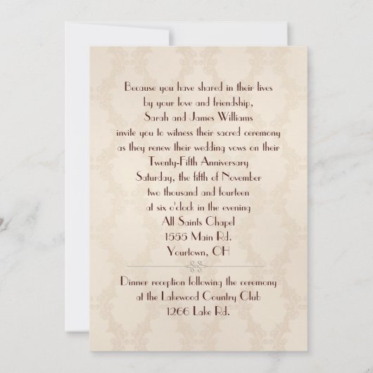 Romantic Rose Bouquet Kaart (Achterkant)