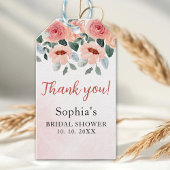 Romantic Rose Watercolor Bridal Shower  Cadeaulabel