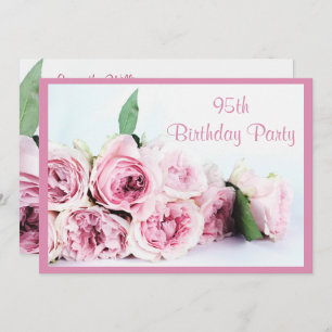 Romantic Roses 95th Birthday Kaart