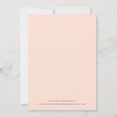 Romantic Roses Dusty Roos Weddenschap Kaart (Achterkant)