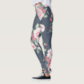 Romantic Roses Floral Pattern Leggings (Links)