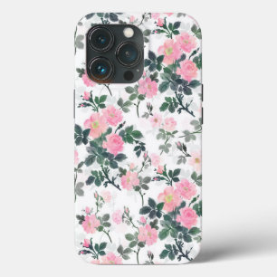 Romantic Roses Floral Waterverf schilderen Case-Mate iPhone Case