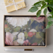 Romantic Roses Flower Bouquet Tissuepapier (Geschenk)