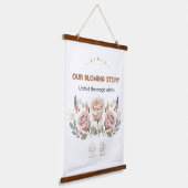 Romantic Roses Flowers Tapestry Hangend Wandkleed (Gebogen)