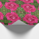 Romantic Roses Roos Flowers Floral Cadeaupapier (Hoek)