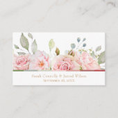 Romantic Roses Weddenschap Kleurenpalet Informatiekaartje (Voorkant)