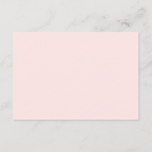 Romantic Roses Wedding Enclosure Card Informatiekaartje (Achterkant)