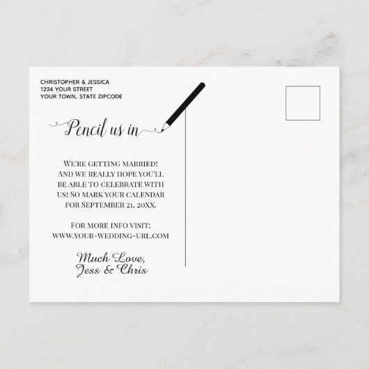 Romantic Royal Blue Roos Wedding Save the Date Aankondigingskaart (Achterkant)