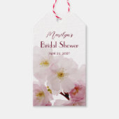 Romantic Roze Cherry Blossom Vrijgezellenfeest Aan Cadeaulabel (Voorkant)