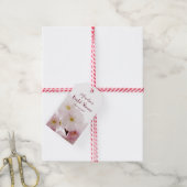 Romantic Roze Cherry Blossom Vrijgezellenfeest Aan Cadeaulabel (Met Touw)
