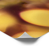 Romantic Roze en Gele Bokeh Poster (Hoek)