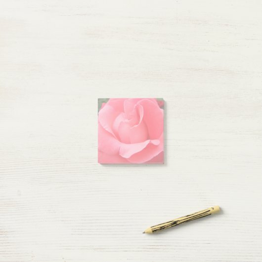 Romantic Roze Floral Post-it® Notes (Op bureau)