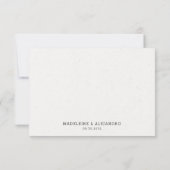 Romantic Roze kerry blossom florale chic RSVP Kaartje (Achterkant)