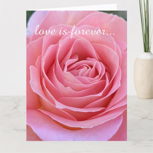 Romantic Roze Persoonlijk huwelijksvoorstel Kaart (Voorkant)