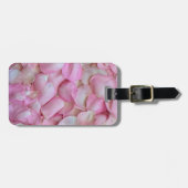 Romantic Roze Petals Bagagelabel (Voorkant horizontaal)