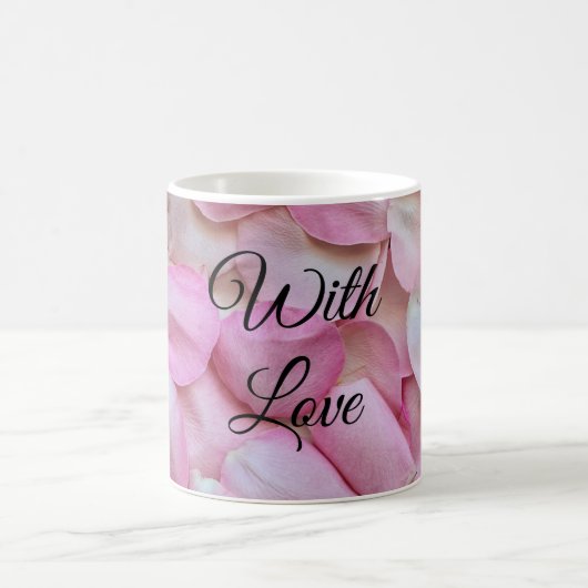 Romantic Roze Petals Koffiemok (Center)