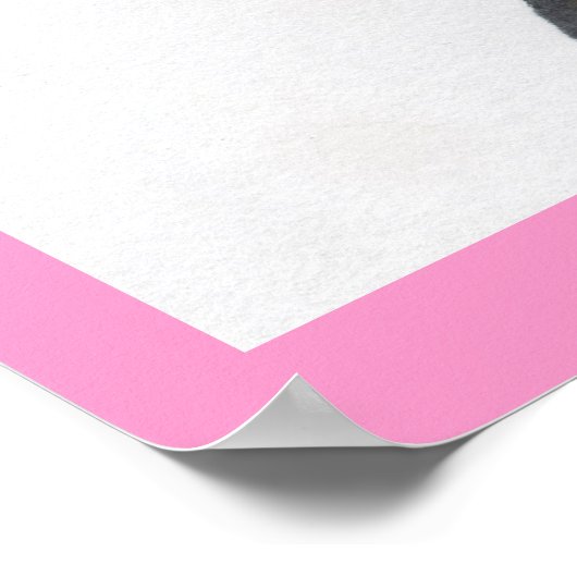 Romantic Roze Poster (Hoek)