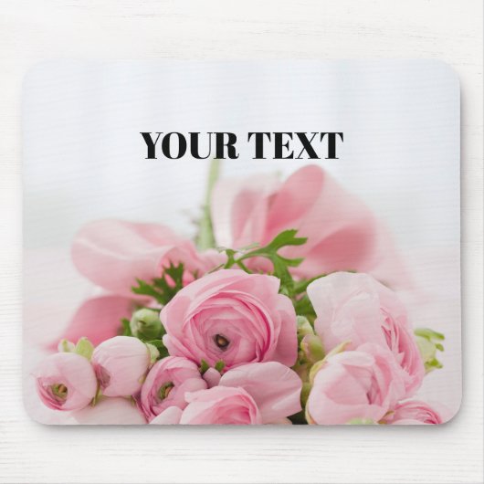 Romantic Roze Roses Muismat (Voorkant)