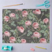 Romantic Roze Roze Ephemera Collage Tissue Paper Tissuepapier (Craft)