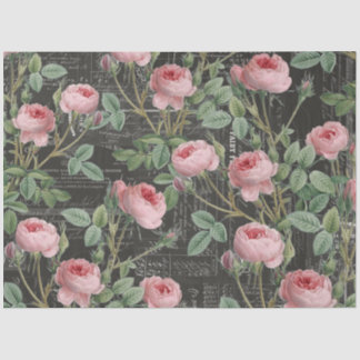 Romantic Roze Roze Ephemera Collage Tissue Paper Tissuepapier