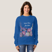 Romantic Roze Roze Valentijn houdt van je eeuwig b Trui (Voorkant volledig)