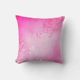 Romantic Roze Swirls Kussen