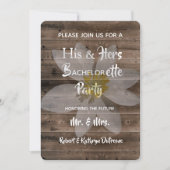Romantic & Rustic Bachelor/Bachelorette Party Kaart