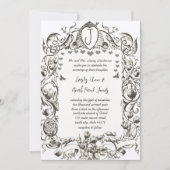 Romantic Rustic  bijenkorven met schuifbloemen Kaart (Voorkant)