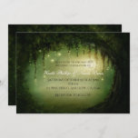 Romantic Rustic Enchanted Forest Tree Invitations Kaart<br><div class="desc">Enchanted Forest Tree Invitations. Aanpassen voor elke gebeurtenis.</div>