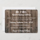 Romantic & Rustic Vow Renewal Two Photo Invitation Kaart (Achterkant)