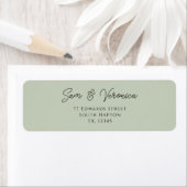Romantic Sage Return Address Label (Insitu)
