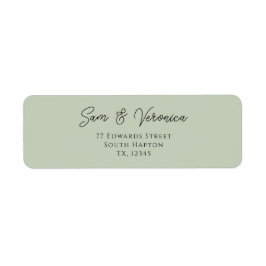 Romantic Sage Return Address Label