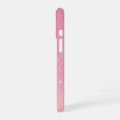 Romantic Sakura - Soft Pink Gradient Phone Case iPhone 16 Hoesje (Linkerkant)