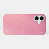Romantic Sakura - Soft Pink Gradient Phone Case iPhone 16 Hoesje (Achterkant horizontaal)