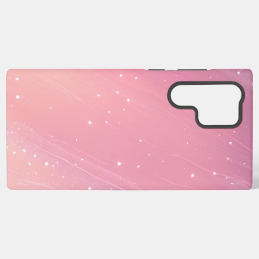 Romantic Sakura - Soft Pink Gradient Phone Case Samsung Galaxy Hoesje (Achterkant horizontaal)