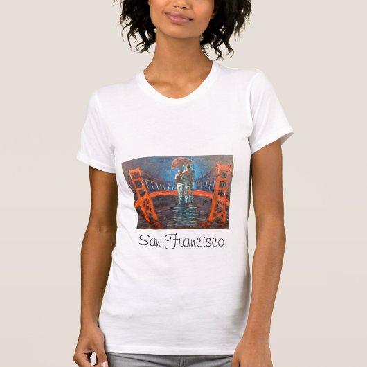 Romantic San Francisco T Shirt (Voorkant)