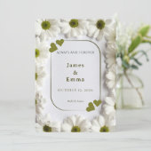Romantic Save the Date Card - Always and Forever Kaart (Staand voorkant)