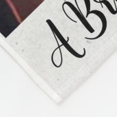 Romantic Save The Date Wedding Collage Fleece Deken (Hoek)